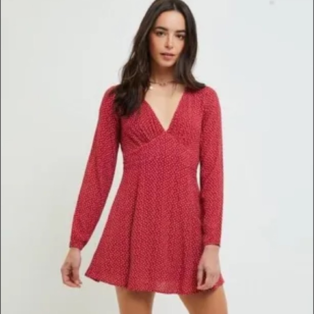 Pacsun LA hearts Red Floral Dress